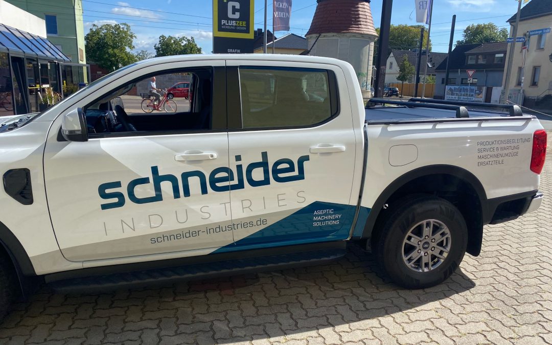 Fahrzeugbeschriftung Ford Ranger Schneider Industries