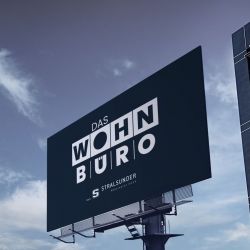 Stralsunder Wohnbüro Werbeschild Stralsunder Wohnbüro Werbeschild