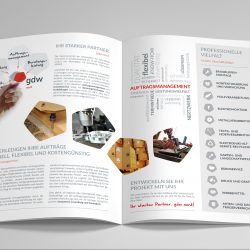 Broschüre für die Genossenschaft der Werkstätten